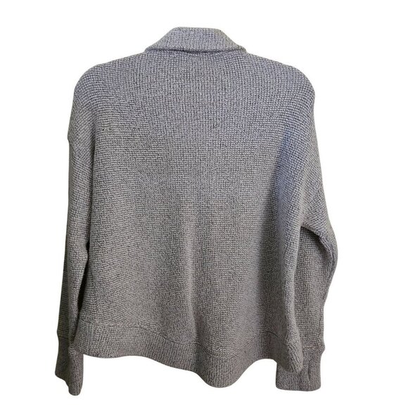 Sweaty Betty Restful Boucle Zip Through Jacket Mock Neck Pockets Charcoal Size M - Picture 3 of 12